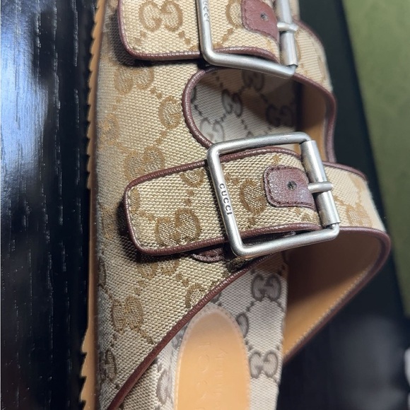 Gucci Beige and Brown Sandals - Picture 1 of 7